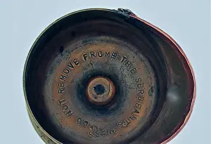 Dorsetshire: German 77mm shell case base made into Army Service Cap