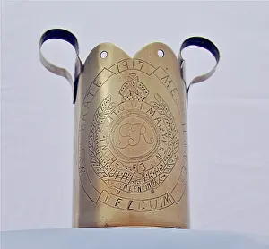 Looped: German 77mm shell case vase with looped handles