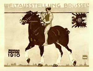 Fairs: A German advertisement for the Brussels World Exposition