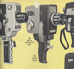 Cine: German advertisement for cine cameras