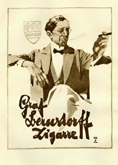 A German advertisement for Count Leinsdorf cigars