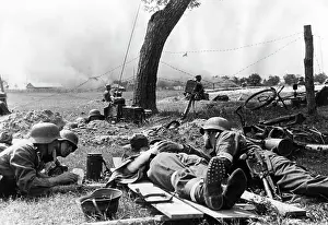 Counterattack: German advance guard point on the Eastern Front, 1941
