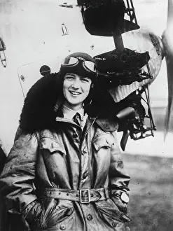Aerobatics: The German Aerobatic pilot Vera Bissing