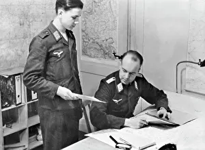Orderly: German Air Force command post - the Eastern Front, 1941