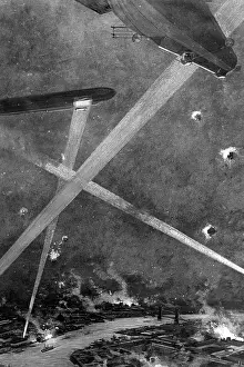 Zeppelins: German air raid on London, 1915
