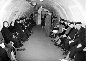 Airstrike: German in an Air-Raid Shelter, 1943