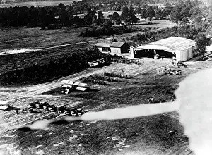 Airbase: German airbase at the Western Front, 1917