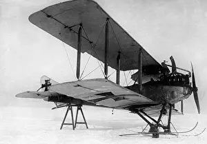 Skids: German airplane in World War I, 1918