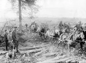 Routes: German ammunition train on the march to the Eastern Front, 1