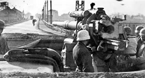 Barricades: German anti-aircraft on the Oder front, 1945