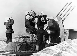 Anti Aircraft: German anti-aircraft position on the Eastern Front, 1945