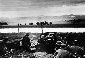 Tankers: German anti tank position at the beginning of the Russian