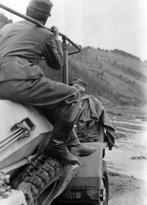 Exploratory: German armored reconnaissance unit in the Carpathians, 1