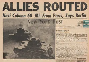 Routed: German Army within 100 miles of Paris