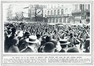 Rogier: German army in Brussels, WW1