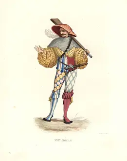 Didier: German arquebuser of the 16th century in chainmail