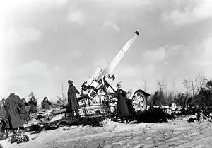 Moerser: German artillery covers withdrawal movement on the Eastern