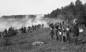 47th: German artillery in the maneuvers, 1900