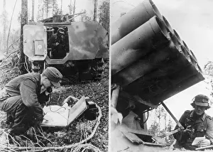 Accepts: German artillery observer and multiple rocket launcher on th
