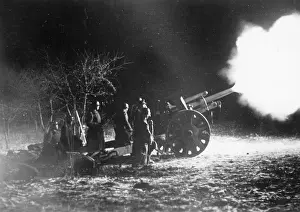 Kaganovich: German artillery during the offensive on Moscow, 1941