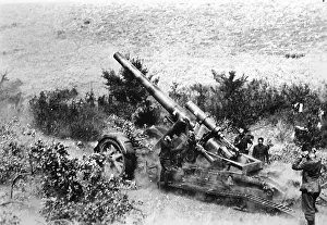 21cm: German artillery in the southern sector of the Eastern Front