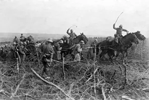 Ludendorff: German artillery during the spring offensive, 1918