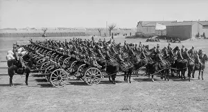 Uprisings: German artillery unit in Tientsin, 1906