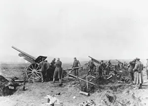 Quentin: German artillery WWI