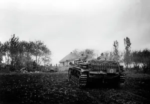 Kharkiv: German assault gun in the southern section