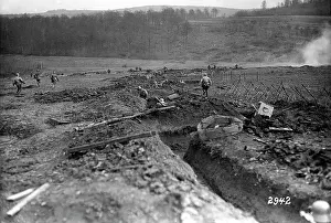Infanterie: A German assault troop at a military exercise