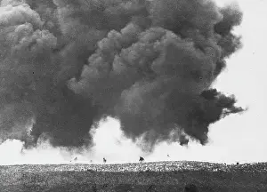 Explosions: German assault WWI