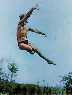Barnaby (colourised): GERMAN ATHLETE