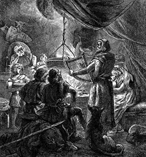 Smokey: German bard sings in medieval hall