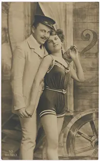 Clothed: German Bathing Beauty