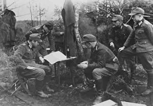 Weber: German battalion command post - Eastern Front, 1944