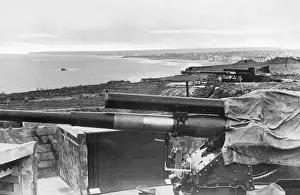 Calais: German battery at the Atlantic Wall, 1942