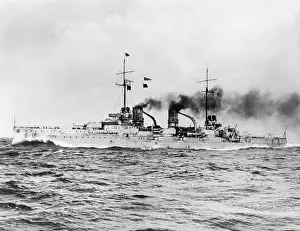 Sank: German battleship SMS Bluecher, 1910