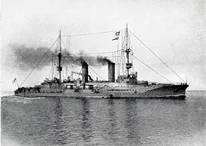 Funnels: German battleship, SMS Prince Heinrich
