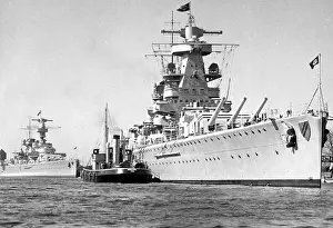 Swinemuende: German Battleships