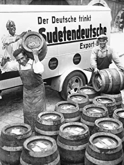 Unloaded: German beer from Czechoslovakia, 1938