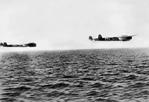Altitude: German bomber on the flight to England, 1940