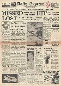 Rosyth: German bombing raid on the Firth of Forth