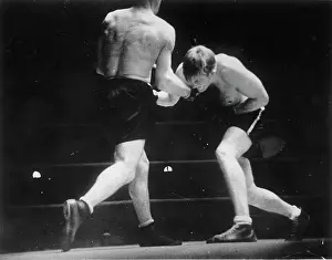Ridgewood: The German boxer Walter Neusels (right)