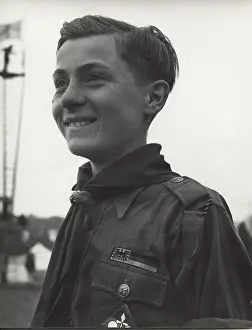 Jamboree: German boy scout at World Jamboree