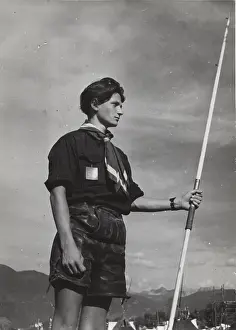 Jamboree: German boy scout at World Jamboree