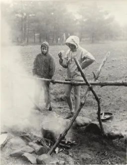 Anorak: German boy scouts at camp