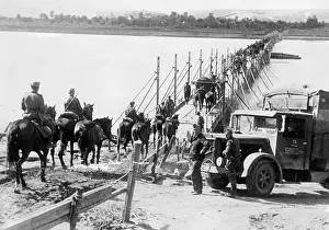 Dniester: German bridge over the Dniester, 1941