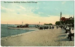 Paved: The German Building, Jackson Park, Chicago, Illinois, USA