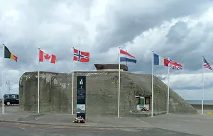 Codenamed: German Bunker Asnelles with Memorial Plaques