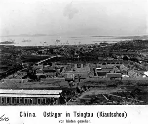 Tsingtau: German camp in Tsingtao, around 1900